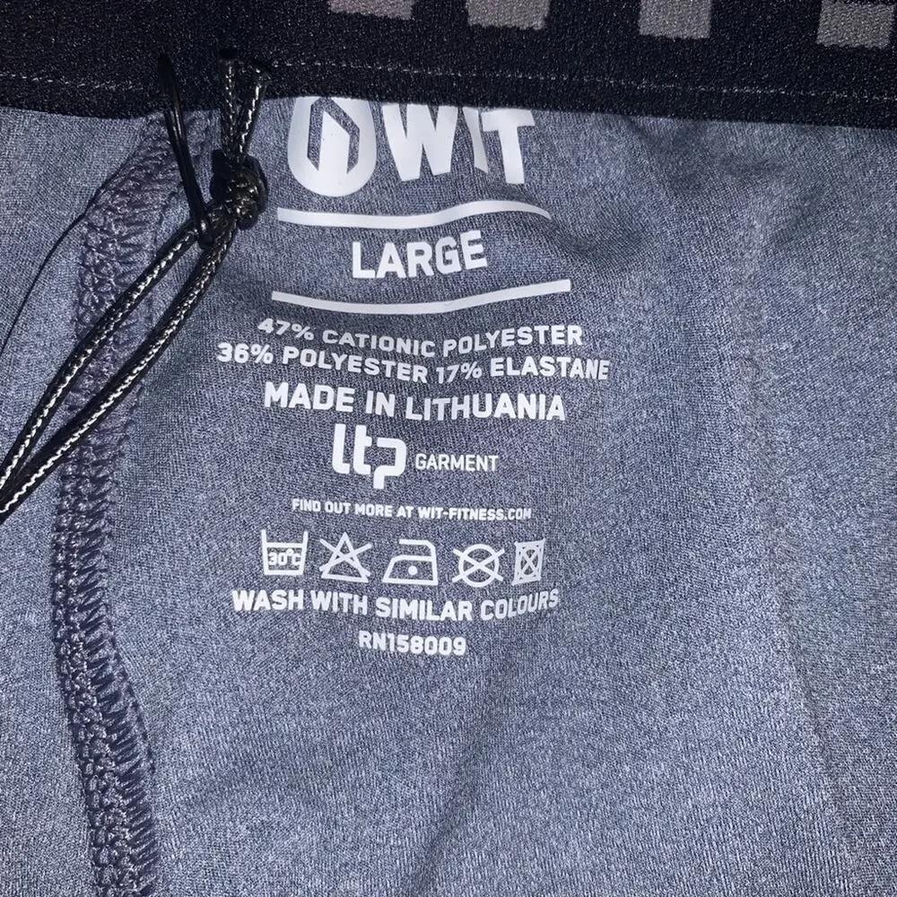 WIT Lightweight Knit‎ Shorts. Gray. Large